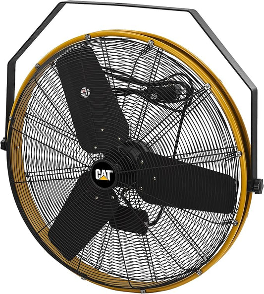 CAT 30 Inch Outdoor IPX4 Weatherproof High Velocity Wall Mounted Shroud Fan. 8900 CFM, 3 Speed - For Industrial, Commercial, & Residential Use. cETL Certified-PawvioPets