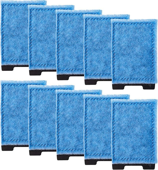 10 Pack Rite-Size Z Filter Cartridges Compatible with Eclipse System 2,3,Hex 5 & Corner 5,Hex 7 for Aquarium Filtration-PawvioPets