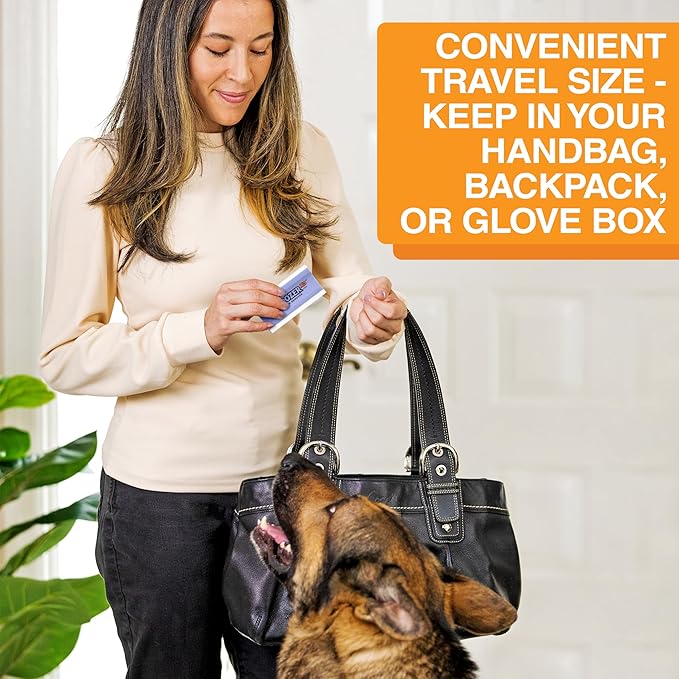 FurDozer X3 MINI Pet Hair Remover & Auto Detailing Tool - Cat & Dog Hair Remover for Carpet, Car Interior, Couch, Bedding, & Furniture - Reusable Pet Hair Removal Tool for Dog Fur & Lint, 3.5", Purple-PawvioPets