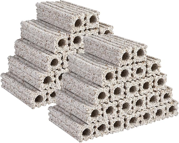 ALEGI Ceramic Bio Filter Media, Porous Media Filter Media for Sump Tank, Pond, Aquarium Fish Tank (Large 42 pcs)-PawvioPets
