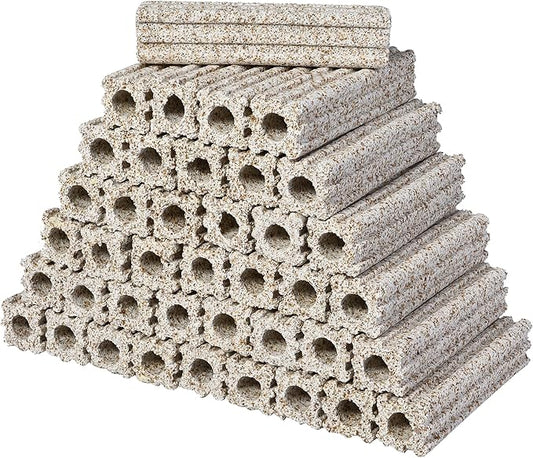 ALEGI Ceramic Bio Filter Media, Porous Media Filter Media for Sump Tank, Pond, Aquarium Fish Tank (Small 54 pcs)-PawvioPets