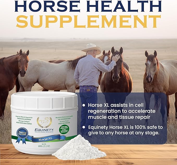 100-Day Supply Horse XL Supplements – Horse Care Weight Gain Supplement W/ 8 Amino Acids - No Soy or Sugar Coat Defense for Horses - Joint Supplement, Equine Supplies & Hoof Supplements-PawvioPets