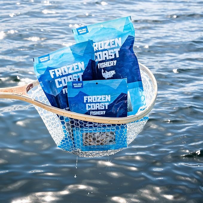 Frozen Coast Capelin Cat & Dog Treats- Single-Ingredient, All-Natural, High-Protein, Omega-3s, Fish Snacks (3 oz Bag)-PawvioPets