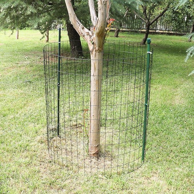 Black PVC Coated Welded Wire Fence 36 Inch x 50 Foot, 2 Inch x 4 Inch 15GA, Garden Border Fencing Roll Vinyl Coating Metal Wire Mesh Hardware Cloth for Yard Vegetable Plant Protection-PawvioPets