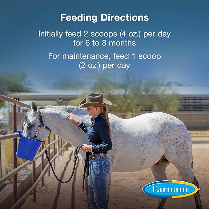 Farnam Horseshoer's Secret Extra Strength Hoof Supplements & Connective Tissue Supplement, Promotes Strong, Healthy Hooves, Tendon & ligaments, 7.5 lbs, 60 Day Supply-PawvioPets