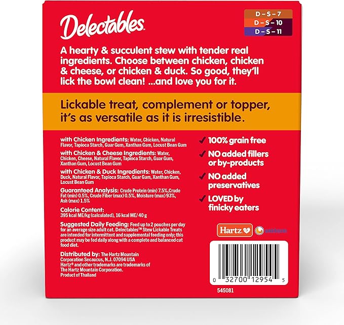 Delectables Non-Seafood Stew Lickable Wet Cat Treats, Variety Pack, 1.4 Ounce (Pack of 12)-PawvioPets
