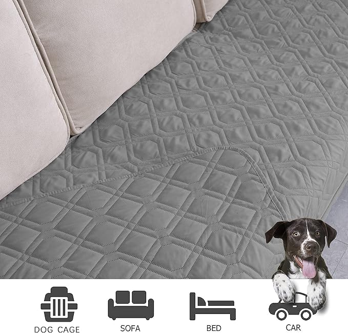 Ameritex Waterproof Blanket Reversible Dog Bed Cover Pet Blanket for Furniture Bed Couch Sofa-PawvioPets