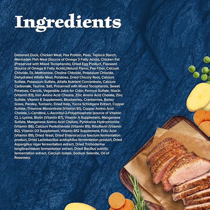 Blue Buffalo Wilderness Healthy Adult Dry Cat Food, Supports Health and Wellness, High-Protein & Grain-Free, Duck, 11-lb Bag-PawvioPets