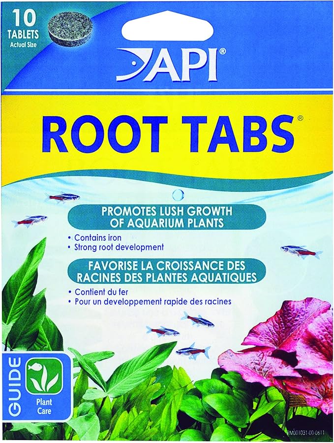 API ROOT TABS Freshwater Aquarium Plant Fertilizer 0.4-Ounce 10-Count Box-PawvioPets