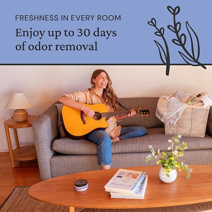 Fresh Wave Lavender Odor Removing Gel, 7 oz., Pack of 3 - Safer Odor Absorbers for Home, Natural Plant-Based Odor Eliminator, Every 7 oz. lasts 15-30 Days, For Cooking, Trash & Pets-PawvioPets