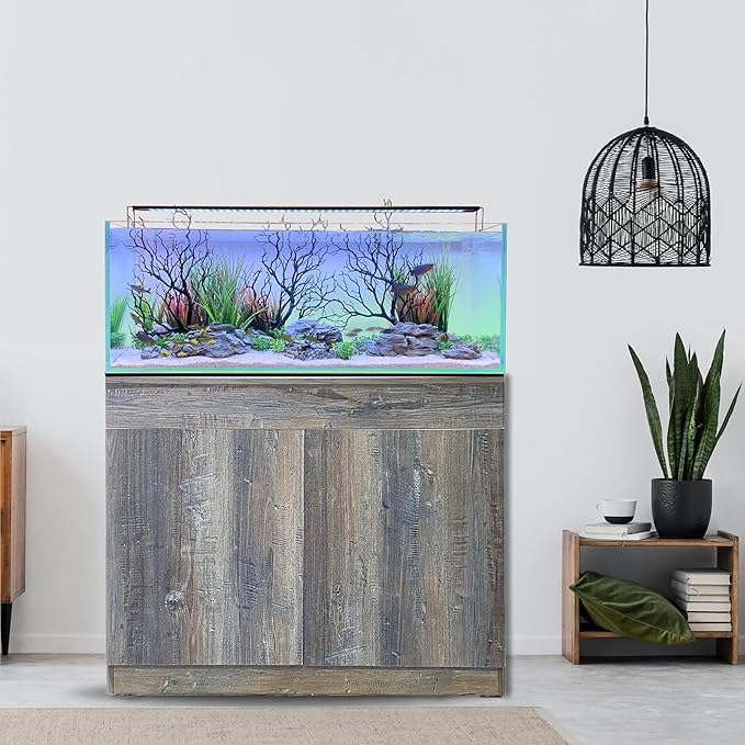 CURRENT USA ColorPlus Smart Freshwater Aquarium & Terrarium LED Light with App and Voice Control | Alexa & Google Home Compatible | Extra Vivid Colors for Fish Tank| Aluminum (for Tanks 24" to 35")-PawvioPets