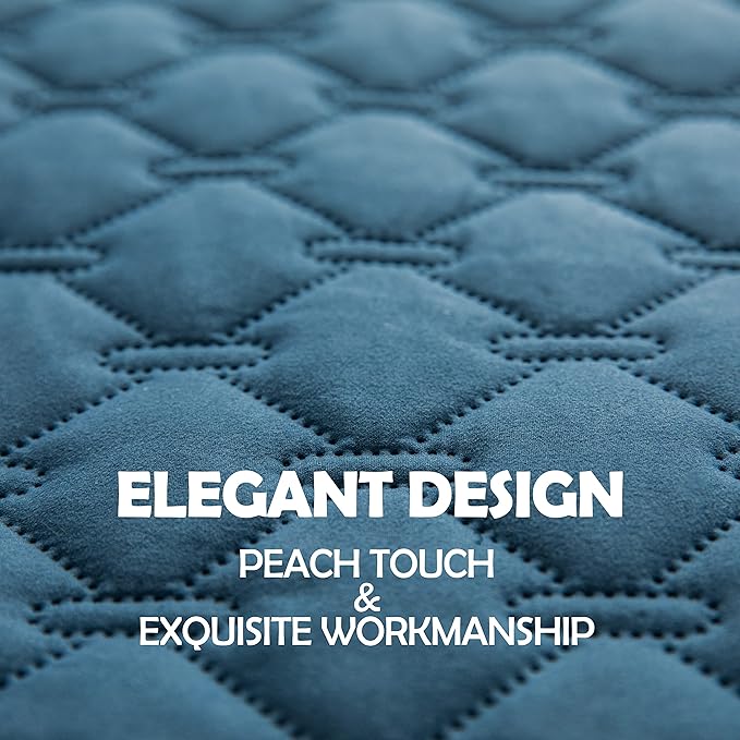 gogobunny 100% Double Sided Waterproof Dog Blanket Soft Pet Bed Cover Reversible Protect Furniture Couch Sofa Car for Puppy Cat Kids (Dark Blue/Light Blue, 30x80 Inch (Pack of 1))-PawvioPets