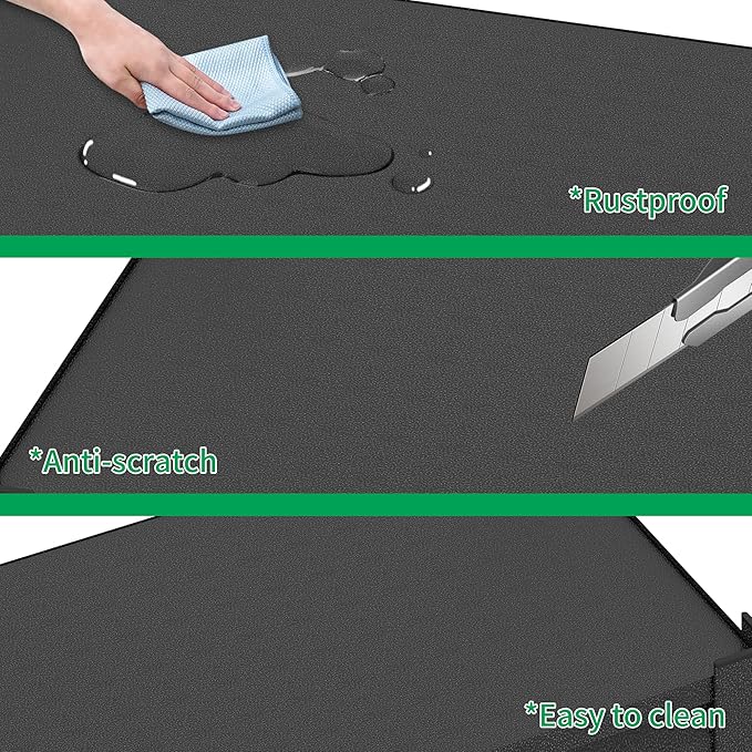 Fish Tank Stand,3-tier Rack Shelf Heavy Duty Metal Frame Aquarium Stand 20 Gallon,Reptile Terrarium Stand for 30 Gallon Long Aquarium,Reptile Tank Stand,Breeder Tank Stand,31.5"*18"*34"-PawvioPets