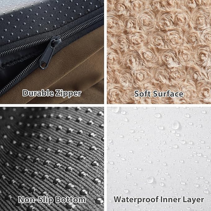 BFPETHOME Orthopedic Dog Beds for Large Dogs-Waterproof Sofa Dog Bed with Removable Washable Cover, Large Pet Bed with Waterproof Lining and Nonskid Bottom, Pet Bed for Dogs-PawvioPets