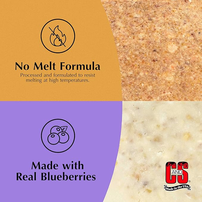 C&S Suet Variety Value Pack, Peanut Delight Dough & Berry Treat 24 Pack-PawvioPets