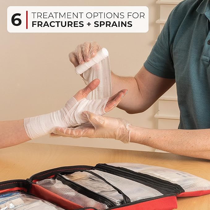 First Aid Kit – 291 Pieces of First Aid Supplies | Hospital Grade Medical Supplies for Emergency and Survival Situations | Ideal for Home, Car, Trucks, Camping, Hiking, Travel, Sports, Pets, Hunting-PawvioPets