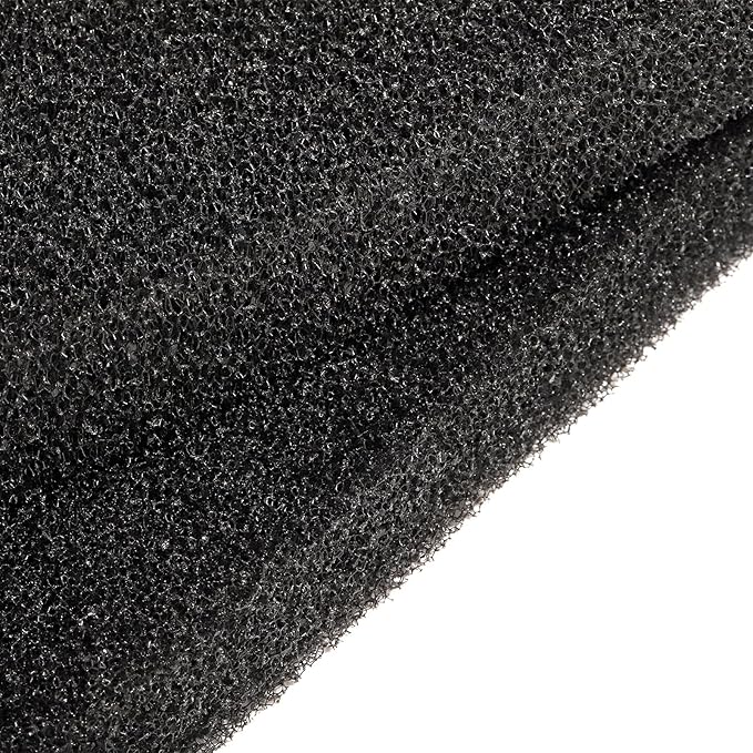 2 Pack Aquarium Sponge Filter Pad, Bio Filter Media Pad, 19.6" x 19.6"x 1.6" Cut-to-Size Open Cell Foam Sheet Replacement Foam Cover for Fish Tank Filter, 30 PPI-PawvioPets
