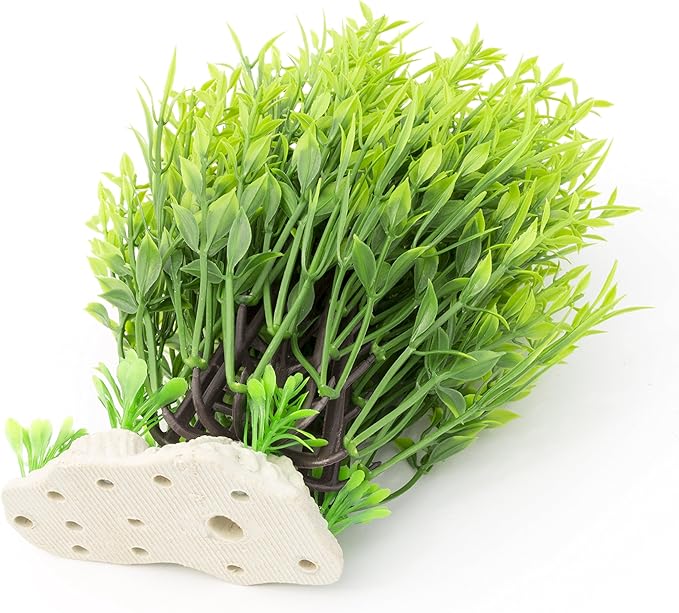 BEGONDIS Aquarium Decorations Fish Tank Artificial Green Water Plants Made of Soft Plastic-PawvioPets