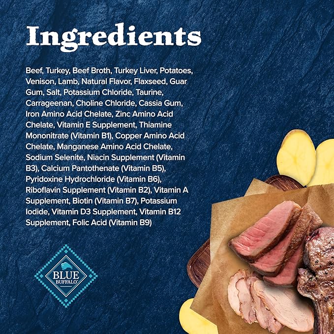 Blue Buffalo Wilderness Rocky Mountain Recipe Adult Wet Cat Food Paté, Chicken-Free & Grain-Free Recipe, Made with Natural Ingredients, Red Meat Feast, 5.5-oz. Cans (24 Count)-PawvioPets