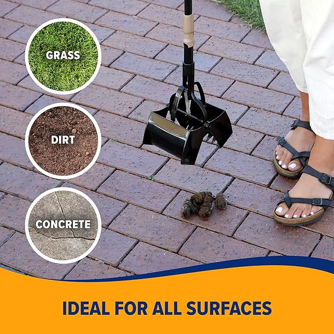 Arm & Hammer Pooper Scooper Claw Scoop Dog Poop Scooper for Yard Pet Waste Management System-PawvioPets