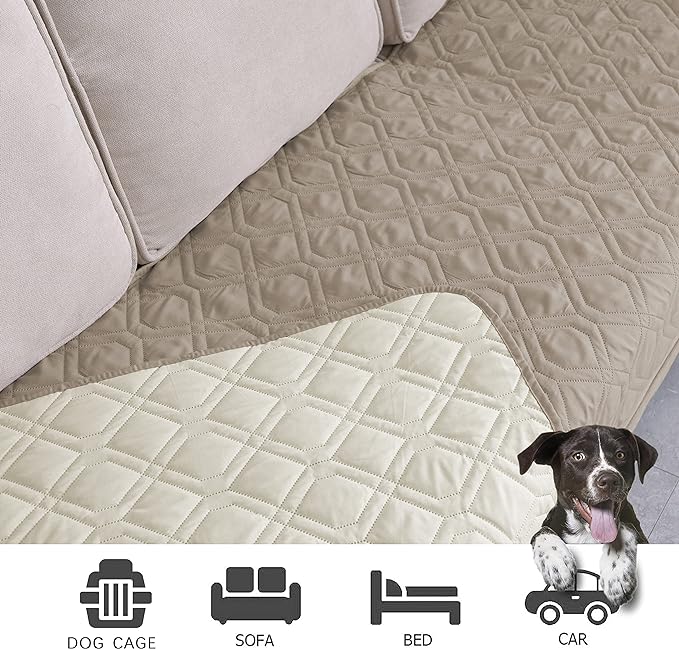 Ameritex Waterproof Dog Bed Cover Pet Blanket for Furniture Bed Couch Sofa Reversible-PawvioPets
