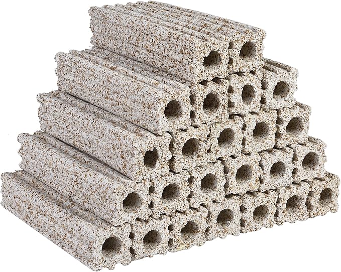 ALEGI Ceramic Bio Filter Media, Porous Media Filter Media for Sump Tank, Pond, Aquarium Fish Tank (Large 24 pcs)-PawvioPets