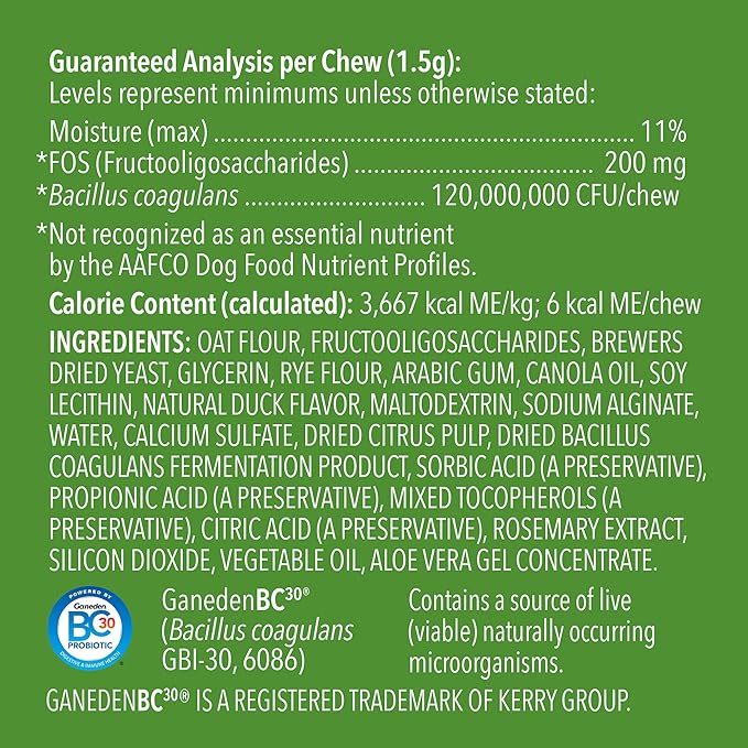Amazon Brand - Wag Probiotic Supplement Chews for Dogs, Supports Digestive Health and Gut Flora, Natural Duck Flavor, 160 Count, Pack of 1-PawvioPets