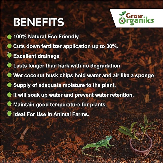 72 Quart Reptile Substrate Coconut Chip Bedding Compressed Organic Coco Husk Block for Snake Habitat, Ball Python Terrarium, Turtle Tanks, Tortoise Enclosure, Potting Soil Mix for Greenhouse-PawvioPets