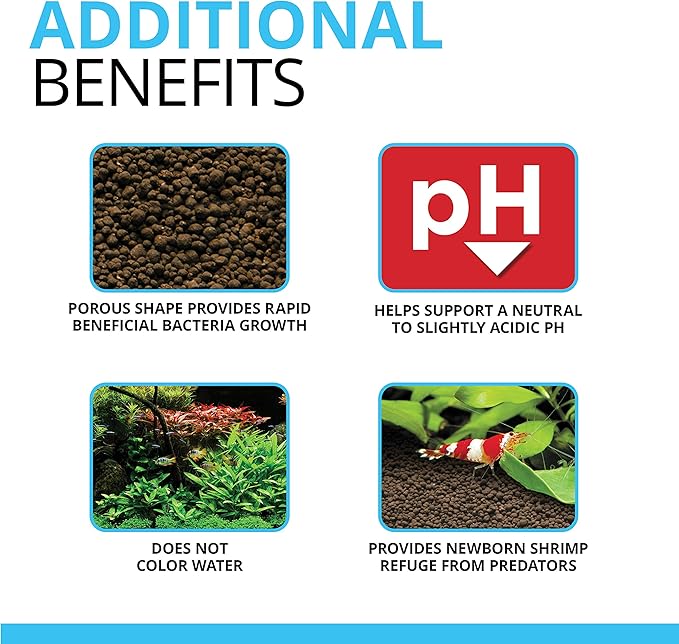 Fluval 12695 Plant and Shrimp Stratum for Freshwater Fish Tanks, 17.6 lbs. – Aquarium Substrate for Strong Plant Growth, Supports Neutral to Slightly Acidic pH-PawvioPets