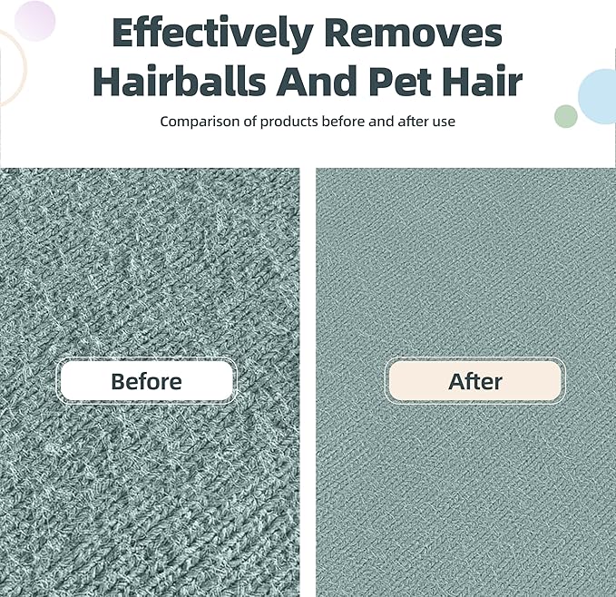 Flex MAX & Pro Pet Hair Remover Kit by LINTPLUS - Dog & Cat Hair Removal Tool for Furniture, Carpets, Rugs & Couches - Easy to Use, Reusable Carpet Scraper for Pet Hair-PawvioPets