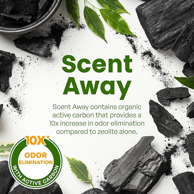 Cat Litter Deodorizer | Litter Box Odor Eliminator | Fragrance-Free with Active Carbon | Eliminates Cat Odors and Smells to Keep Your Home Fresh and Clean (Pack of 3)-PawvioPets