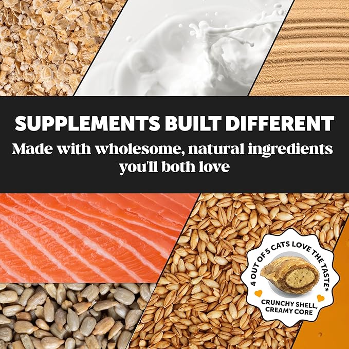 Cat Immune Support Lysine - Cat Allergy Relief - Sneezing, Runny Nose, Watery Eyes - Cat Supplements & Vitamins with Omega 3s, L-Lysine, Antioxidants, Colostrum - Chicken (30 Day Supply)-PawvioPets