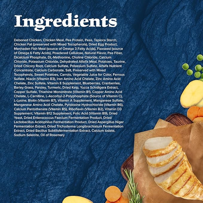 Blue Buffalo Wilderness Nature's Evolutionary Diet High-Protein, Grain-Free Natural Dry Food for Adult Cats, Chicken, 2-lb. Bag-PawvioPets