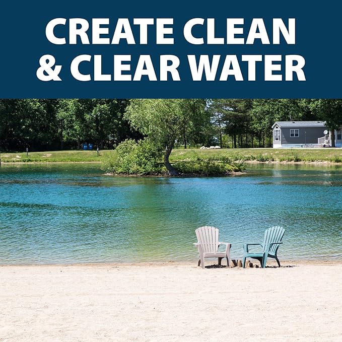 Airmax PondClear Packets, Beneficial Bacteria & Enzyme Clarifier Treatment with Ecoboost PRx, Clear & Clean Pond & Lake Water, Safe for Fish, 12-Count-PawvioPets