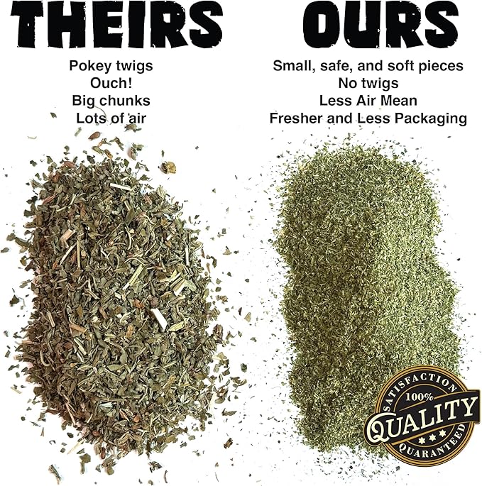 Fiend Catnip + Silvervine for Cats & Kittens Safety-Cut Premium Fine Cat Nip Blend with Vegan Silvervine + Sticker – Ultra Potent, North American – 1 Cup (34.5g) Go Ahead, Create a Monster!-PawvioPets