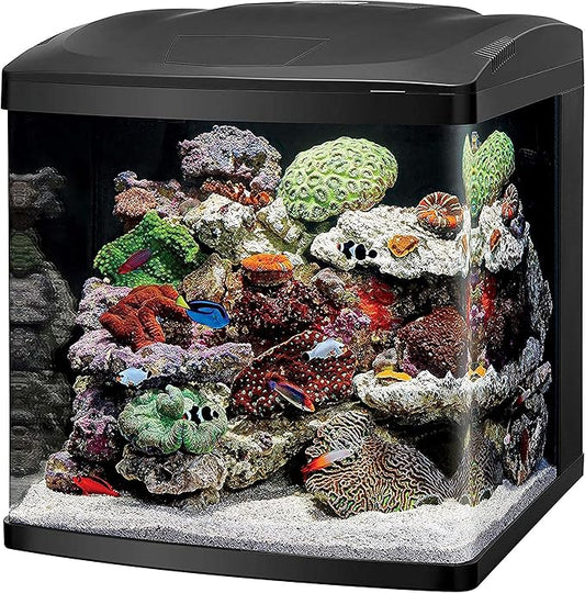 Coralife LED BioCube Aquarium Fish Tank Kit for Saltwater, Marine, Reef or Live Plants, 32 Gallon-PawvioPets