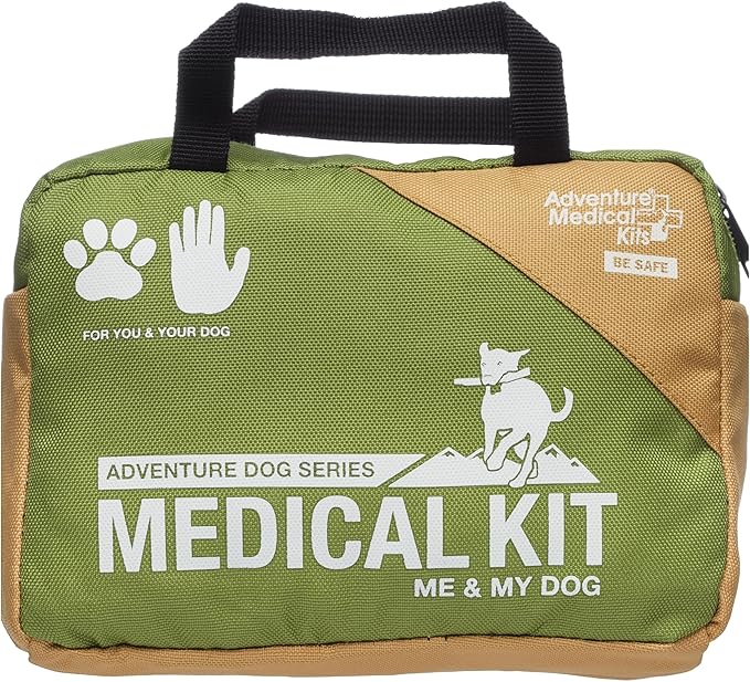 Adventure Medical Kits Me & My Dog Medical Kit - Human & Canine First Aid Essentials - Includes Cold Pack, SOL Emergency Blanket, Splinter Picker & More-PawvioPets