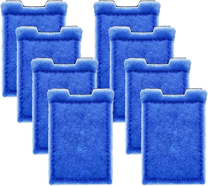 8 Pack Aquarium Filter Cartridges Rite-Size Z - Compatible with Marineland Eclipse & Emperor & Hidden Filtration System, Carbon Fish Tank Filters Replacement, Bio Media for Aquarium Filter-PawvioPets