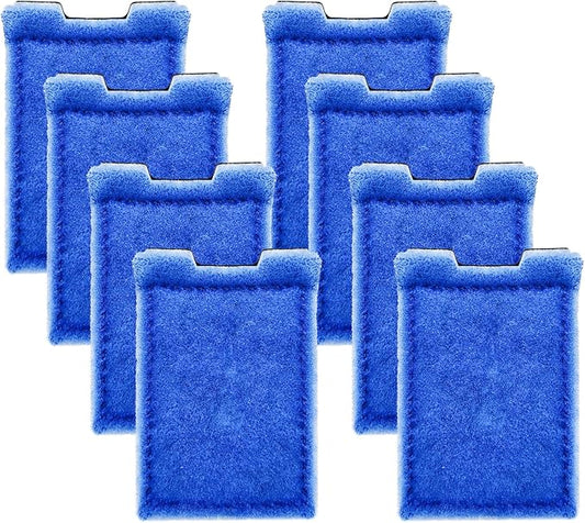 8 Pack Aquarium Filter Cartridges Rite-Size Z - Compatible with Marineland Eclipse & Emperor & Hidden Filtration System, Carbon Fish Tank Filters Replacement, Bio Media for Aquarium Filter-PawvioPets
