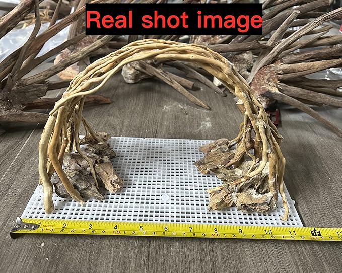 Aquarium Driftwood Centerpiece Aquarium Landscape, Handcrafted!!! Fish Tank hardscape Landscape (Small Silent Cave)-PawvioPets