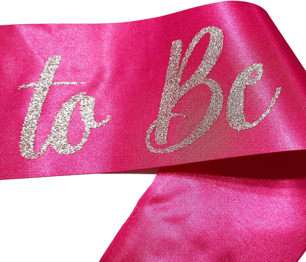 Bride to Be Sash Pink, Bride Sash Bachelorette Party Bridal Shower Sashes Bachelor Decorations Just Married Gift Engaged Decor Accessories,Pink