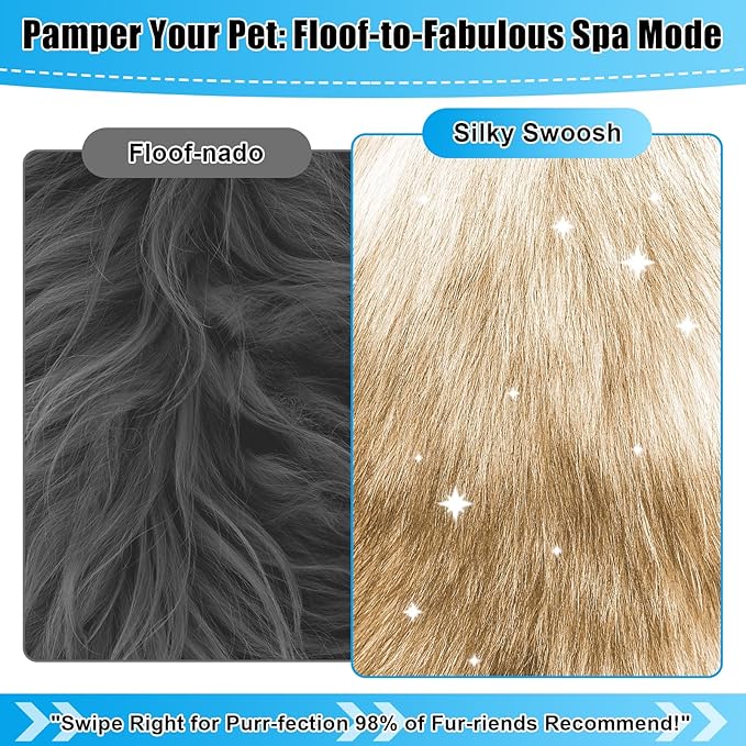 2PCS Flea Comb for Cats & Dogs – Magic Self-Cleaning Cat Grooming Brush with Stainless Steel Teeth, Cat Combs for Fleas and Ticks, Indoor Pets, Fine Tooth Comb for Kittens-PawvioPets