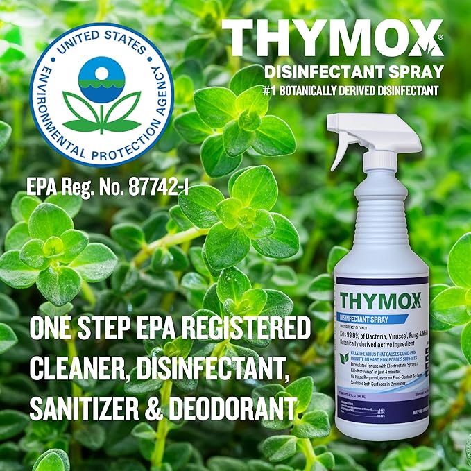 Botanical Disinfectant Spray 32 oz - All Natural Multipurpose Cleaner, Pet Friendly, Hospital Grade Disinfectant, Kitchens, Pet Hospitals, Vet Clinics, Restoration, Lemongrass Fragrance-PawvioPets