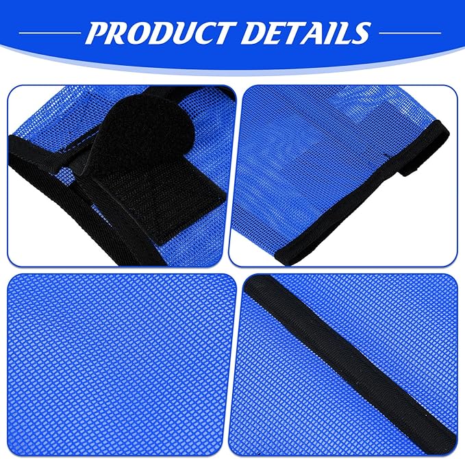 8 Pcs Mesh Fly Boots for Horse Breathable Mesh Horse Boots Protective Horse Leg Wraps Horse Leggings for Preventing Flies and Mosquitoes Bites (Light Pink, Dark Pink)-PawvioPets