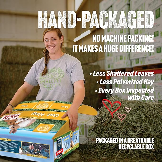 Small Pet Select Oat Hay Pet Food, 2 Lb.-PawvioPets