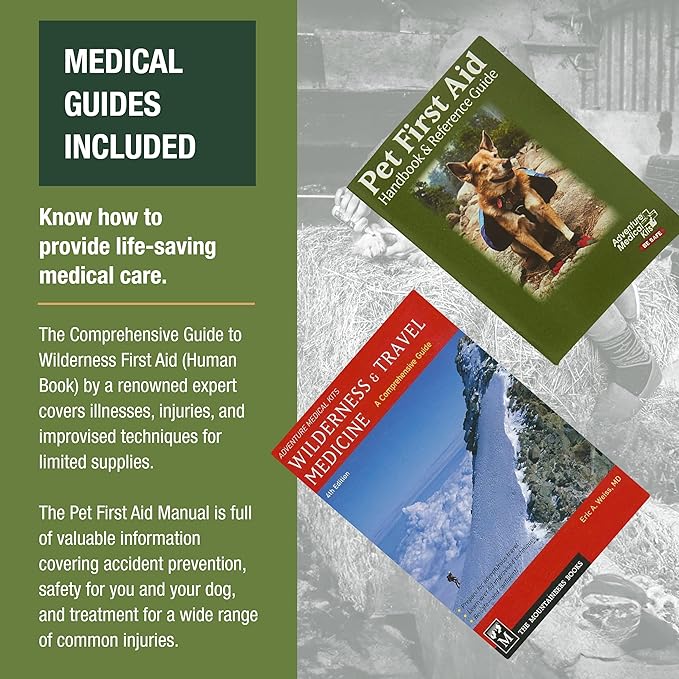 Adventure Medical Kits Me & My Dog Medical Kit - Human & Canine First Aid Essentials - Includes Cold Pack, SOL Emergency Blanket, Splinter Picker & More-PawvioPets