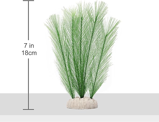 BEGONDIS 3Pcs Aquarium Decorations Fish Tank Artificial Green Water Plants Made of Silk Fabrics Plastic-PawvioPets