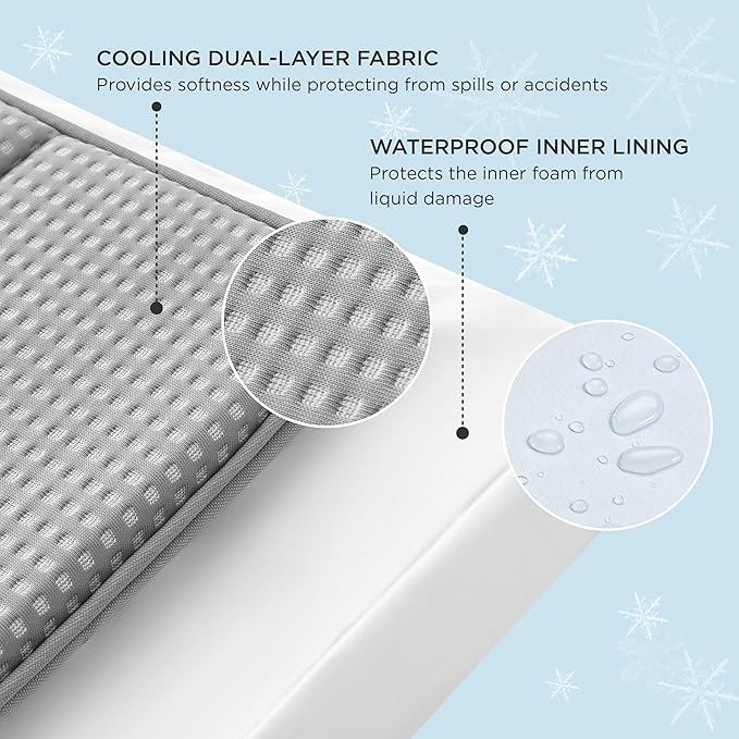 Bedsure Cooling Dog Bed for Small Dogs - Orthopedic Flat Puppy Beds with Removable Washable Cover, Egg Crate Foam Pet Mat, Suitable for Pet Up to 20 lbs-PawvioPets