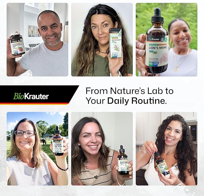 BIO KRAUTER Cats Claw Tincture - Liquid Cats Claw Herb for Immune Support - Alcohol & Sugar Free - Vegan Drops 4 Fl.Oz.-PawvioPets