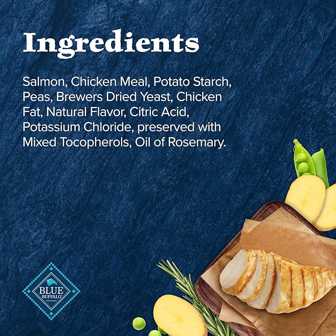 Blue Buffalo Wilderness High Protein Crunchy Cat Treats, Made with Natural Ingredients, Tasty Salmon Flavor, 2-oz Bag (Pack of 12)-PawvioPets